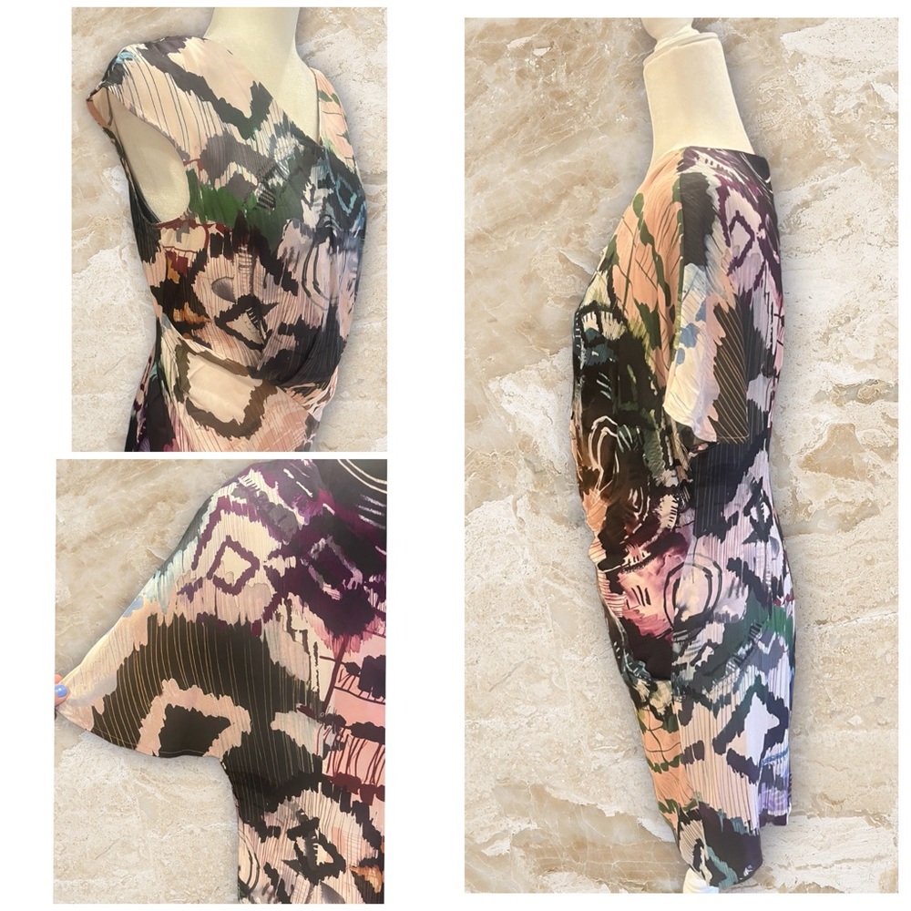 Abstract Patterned Dress - Picture 2 of 5